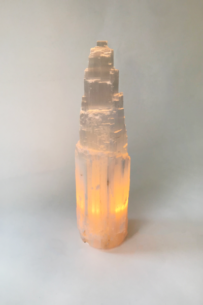 ST1 Selenite Lamp Set or Single XXL