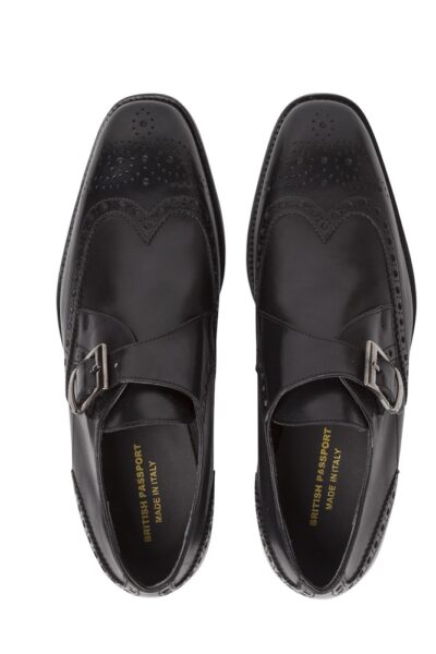 Wink Cap Monk Strap Shoes