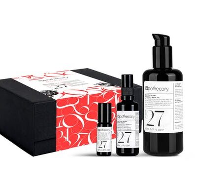 ILAPOTHECARY GIFT BOX CONTAINING ALL 3 BELOW WHICH INCLUDES DEMI MOORE ACTRESS HER FAVORITE BEAT THE BLUES ROOM SPRAY